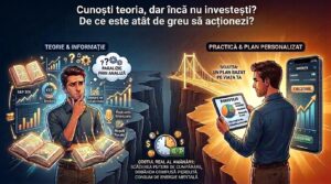 Știi teoria, dar încă nu investești? De ce este atât de greu să treci la acțiune